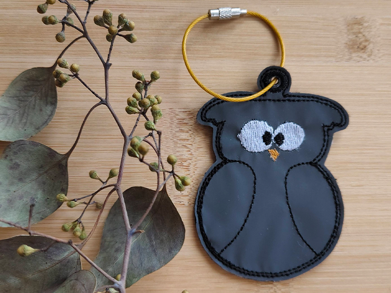 Preview: Lichtstück Anhänger Wald Liebe - ITH-Stickdatei